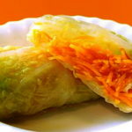 Голубцы с сырно-морковной начинкой